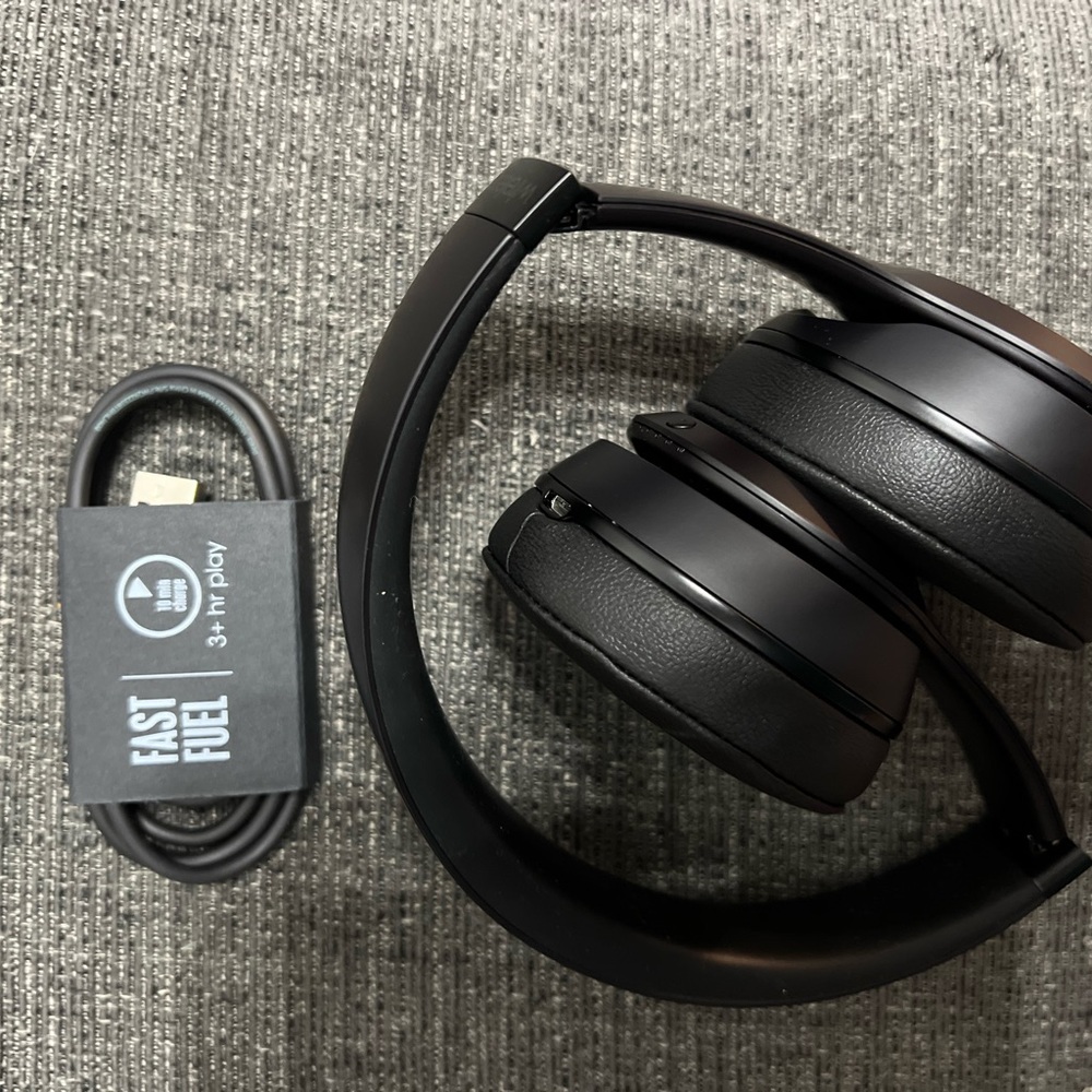 BRAND NEW Black Beats Solo 3 headphones. Never used, right out of the box!